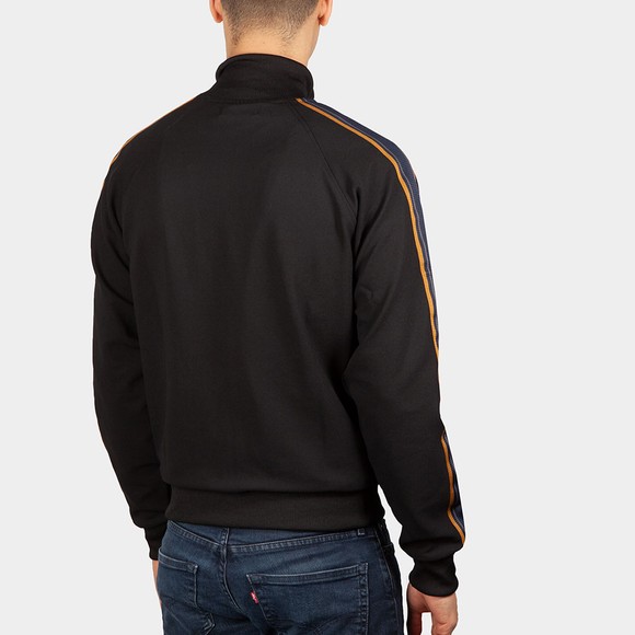 Fred Perry Mens Black Medal Tape Track Jacket #4