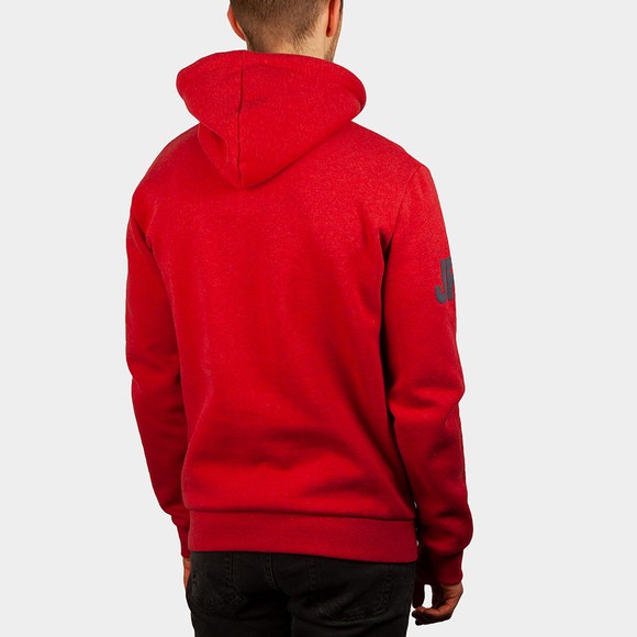 Superdry Mens Red Vintage Logo Classic Hoodie main image