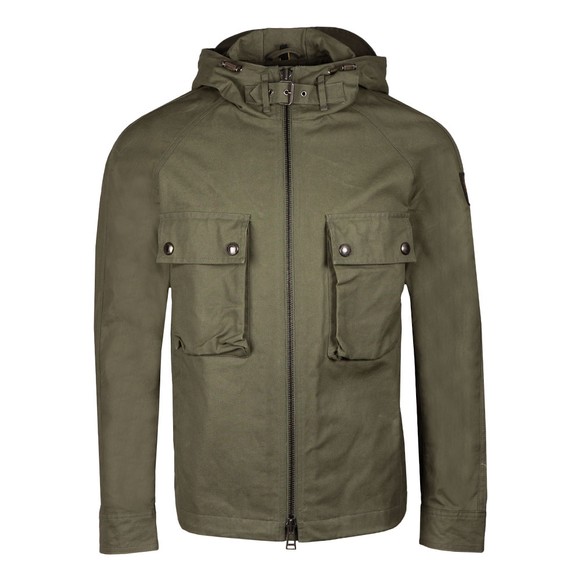 Belstaff Mens Green Rambler Dry Wax Jacket main image