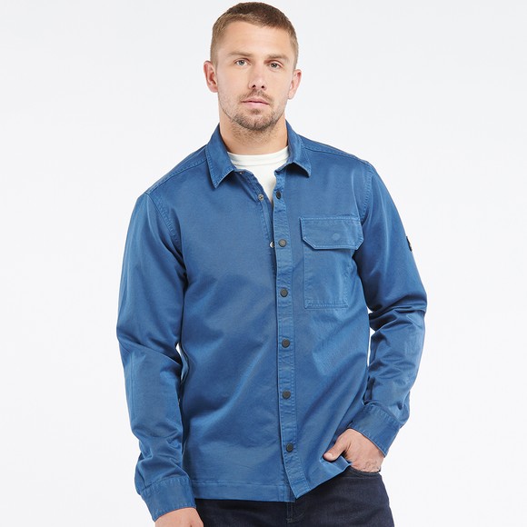 Barbour International Mens Blue Pursuit Overshirt main image