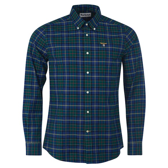 Barbour Lifestyle Mens Green Oxbridge Tartan Tailored Shirt main image