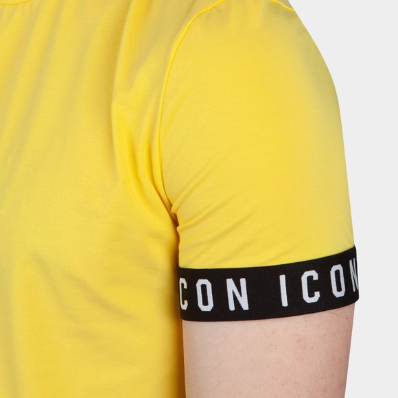Dsquared² Mens Yellow Icon Sleeve T Shirt #3