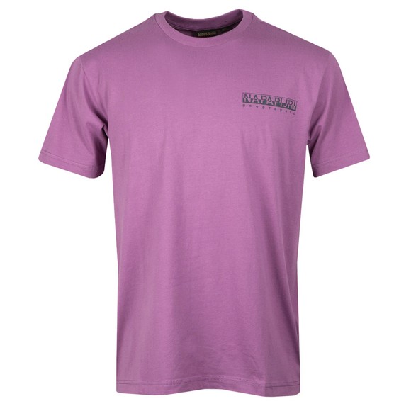 Napapijri Mens Purple Quintino T-Shirt #1