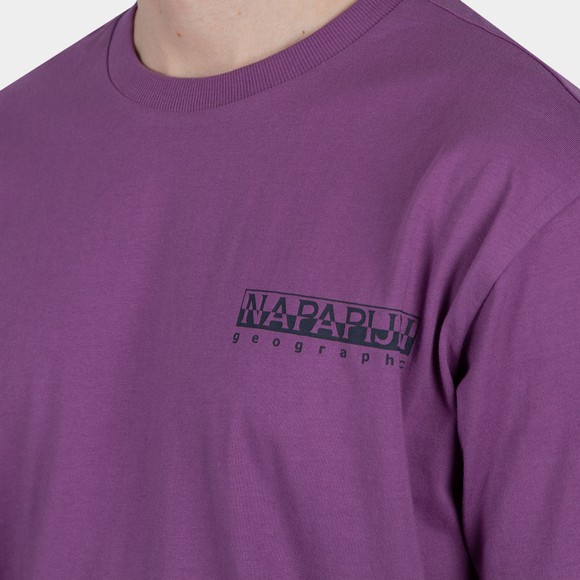 Napapijri Mens Purple Quintino T-Shirt #3