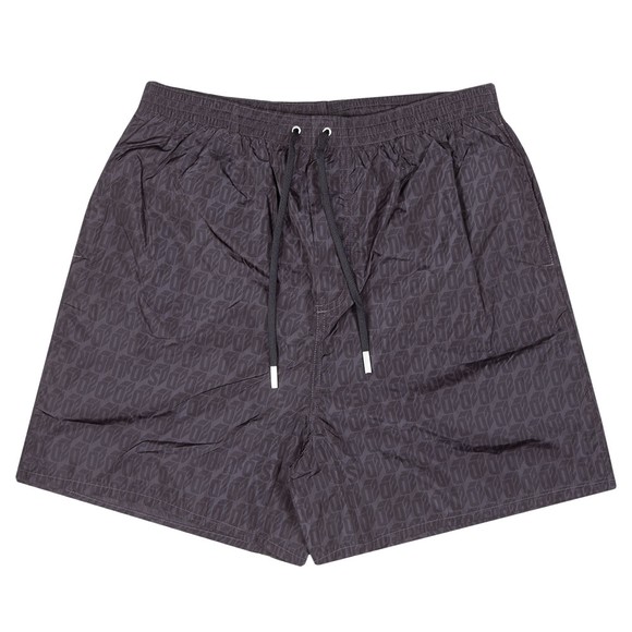 Dsquared² Mens Black Shadow Print Swim Short #1