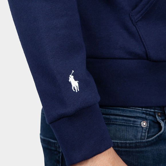 Polo Ralph Lauren Mens Blue Embroidered Logo Overhead Hoody #3