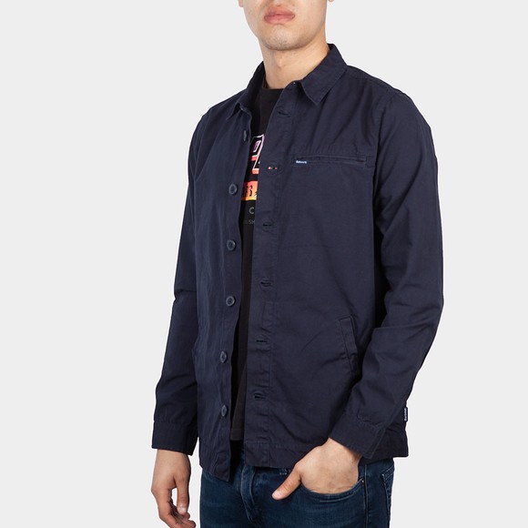 Barbour Lifestyle Mens Blue Connolly Overshirt #2