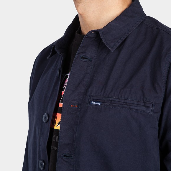 Barbour Lifestyle Mens Blue Connolly Overshirt #3