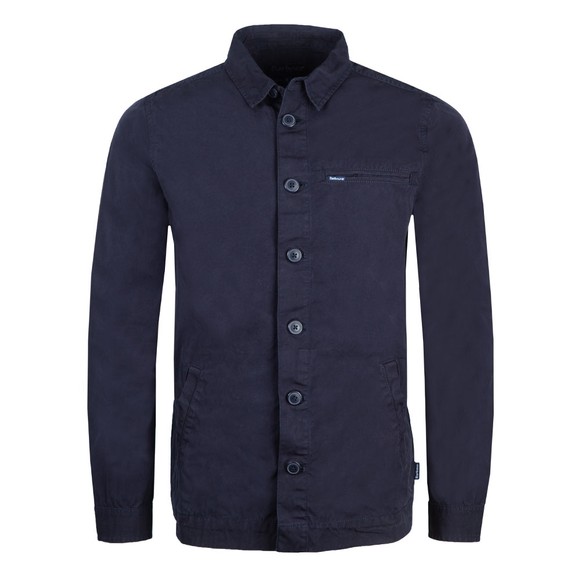 Barbour Lifestyle Mens Blue Connolly Overshirt #1