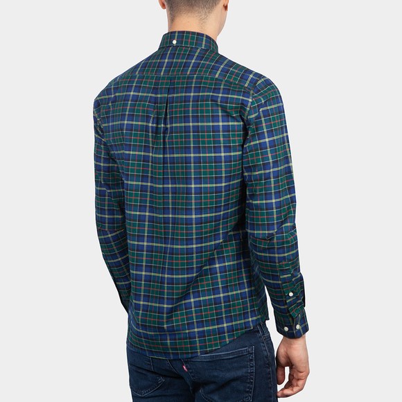 Barbour Lifestyle Mens Green Oxbridge Tartan Tailored Shirt main image