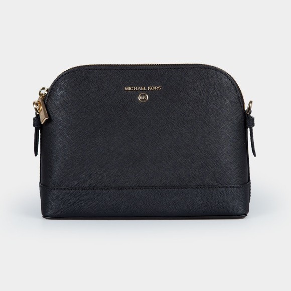 Michael Kors Womens Black Large Dome Cross Body Bag #1