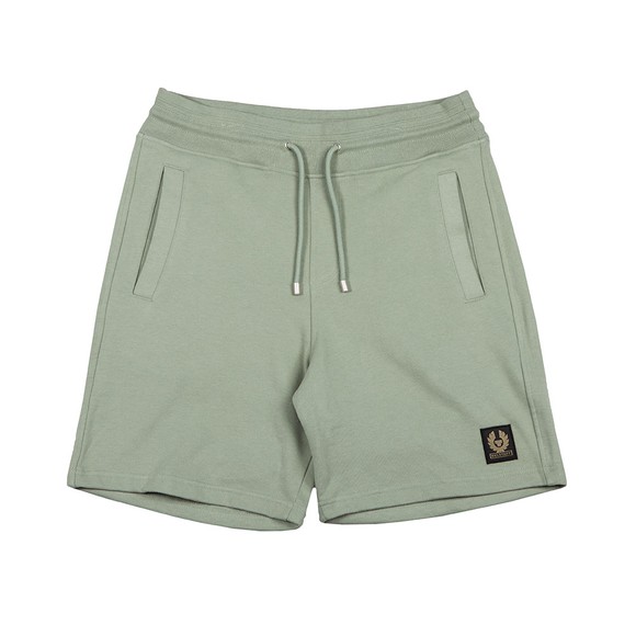 Belstaff Mens Green Sweat Short #1