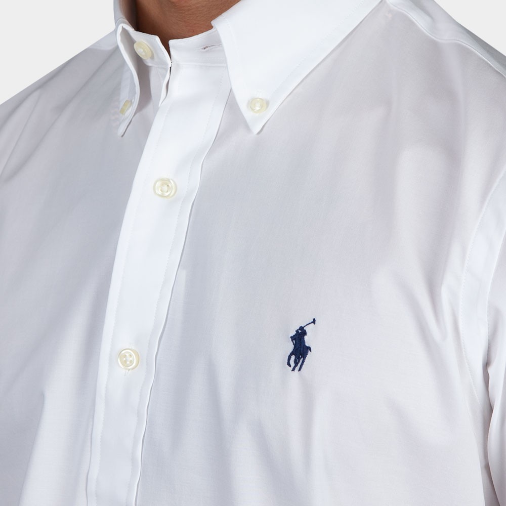 Apparel White Short Sleeve Ralph Lauren Button Down Polo Ralph
