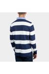 Crew Clothing Company Mens Blue Chambray Rugby Shirt
