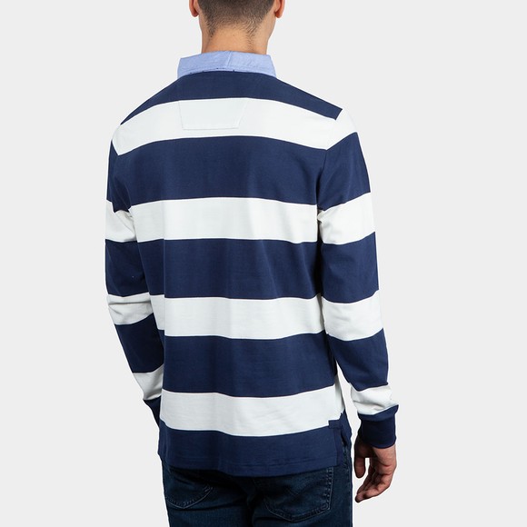 Crew Clothing Company Mens Blue Chambray Rugby Shirt main image