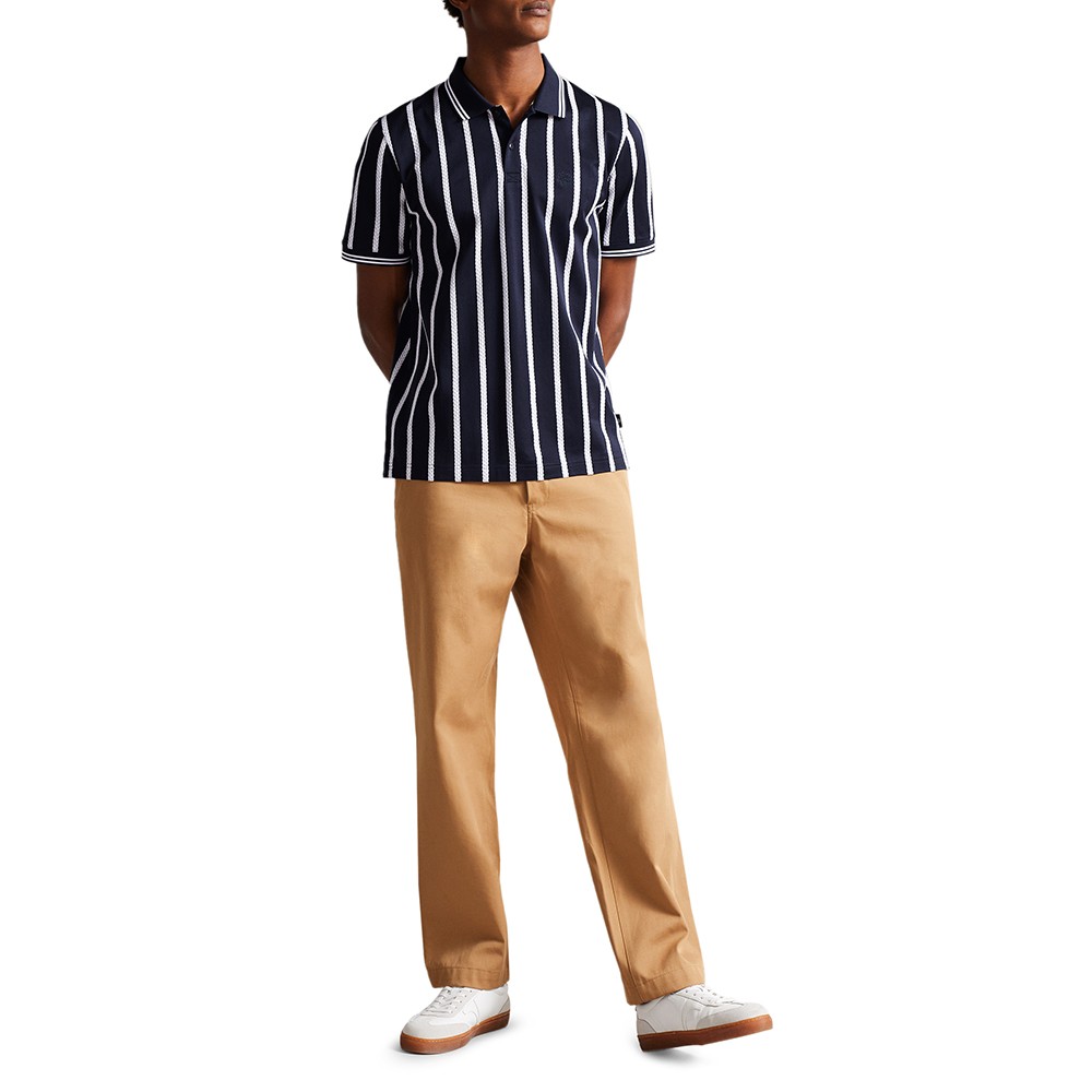 Ted Baker Kimbell Striped Polo Shirt | Masdings Ted Baker Kimbell Striped Polo Shirt | Masdings