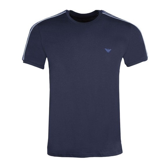 Emporio Armani Mens Blue Shoulder Tape Stretch T Shirt main image