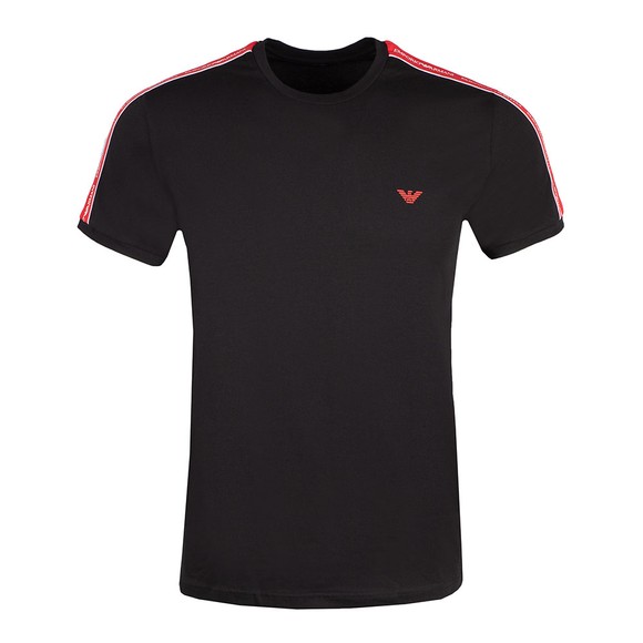 Emporio Armani Mens Black Shoulder Tape Stretch T Shirt main image