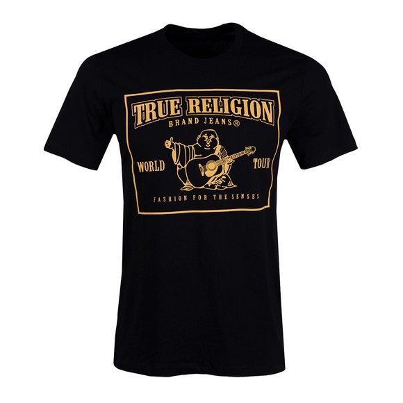True Religion Mens Black SRS True T Shirt #1