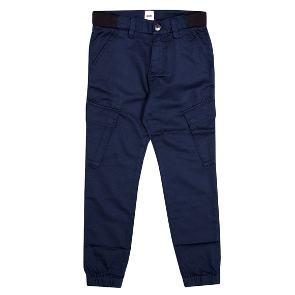 BOSS Boys Blue J24764 Cargo Pants main image