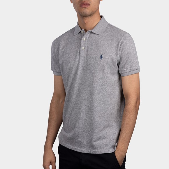 Polo Ralph Lauren Mens Grey Spa Terry Polo Shirt #2