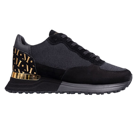 Mallet Womens Black Popham Trainer #1