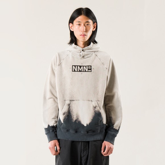 Nemen Mens Grey Gem Discharged Hoody #2
