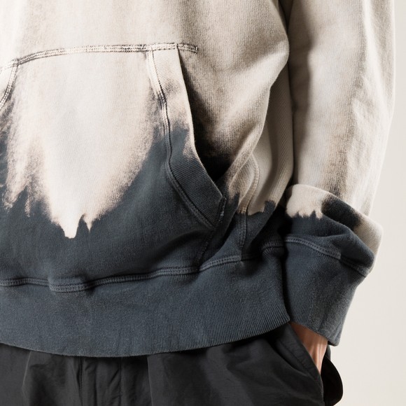 Nemen Mens Grey Gem Discharged Hoody #6