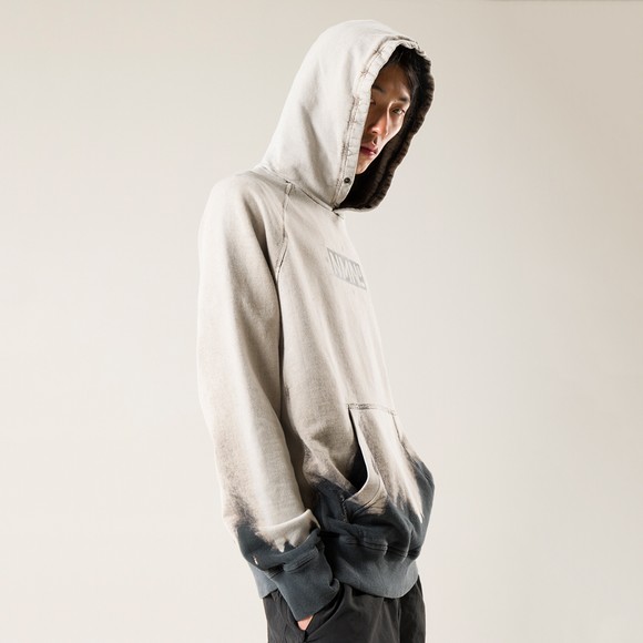 Nemen Mens Grey Gem Discharged Hoody #7