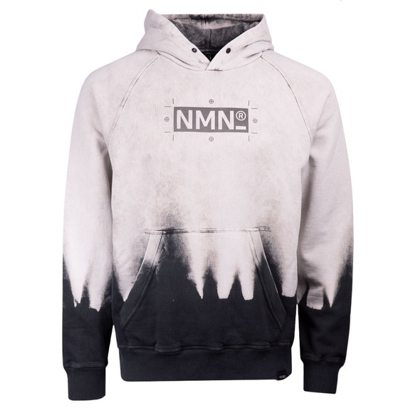 Nemen Mens Grey Gem Discharged Hoody #1