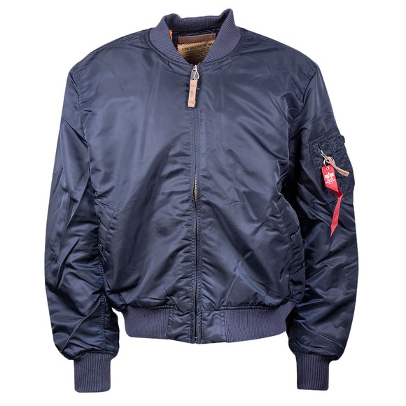 Alpha Industries Mens Blue MA1 Padded Bomber Jacket main image