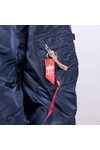 Alpha Industries Mens Blue MA1 Padded Bomber Jacket