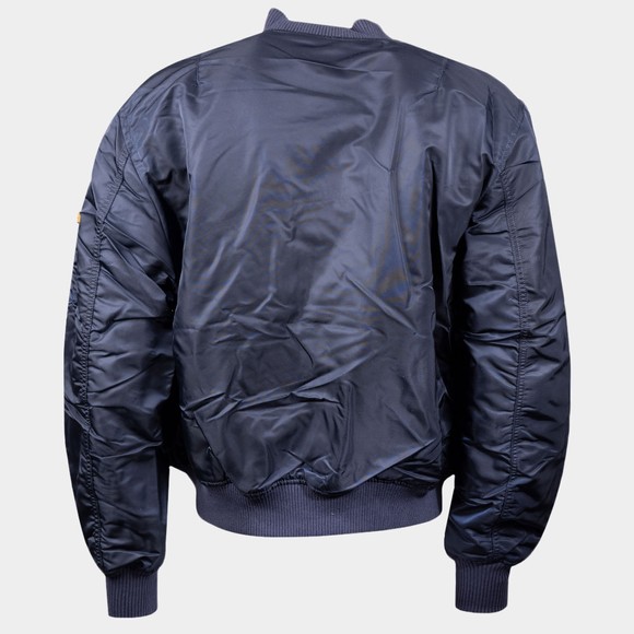 Alpha Industries Mens Blue MA1 Padded Bomber Jacket main image