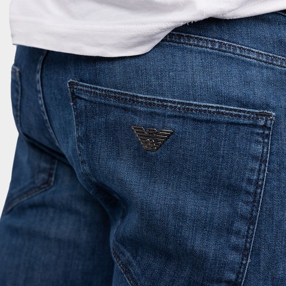 Emporio Armani Mens Blue J06 Slim Jean #4