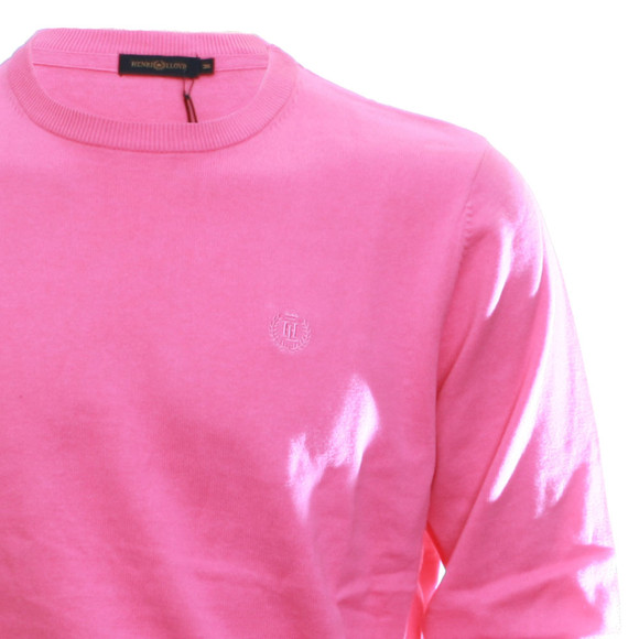 Henri Lloyd Mens Pink Henri Lloyd Elgin CNY Pink Crew main image