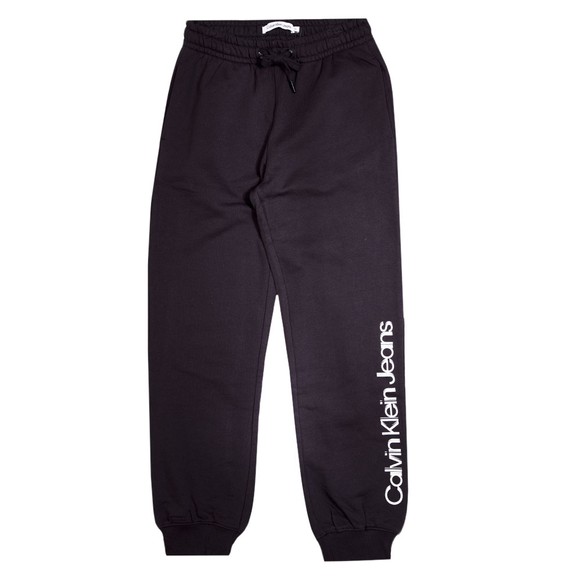 Calvin Klein Jeans Womens Black Faded Logo Jogger main image