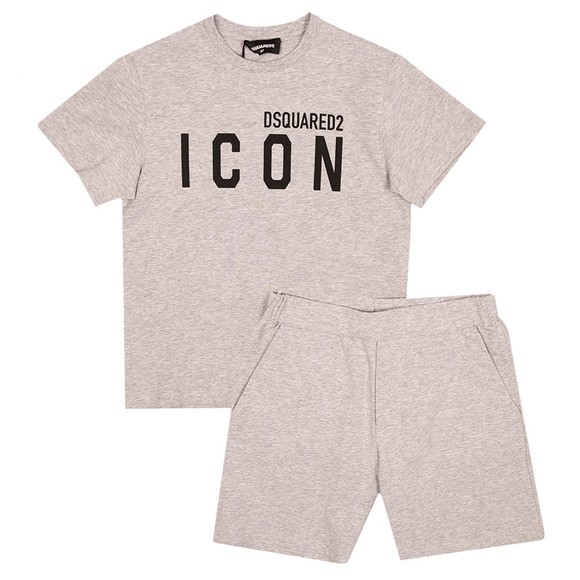 Dsquared2 Boys Grey Light Jersey T-Shirt & Short Set main image