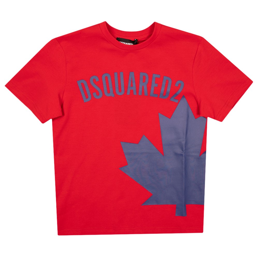 Boys Maple Leaf Logo T Shirt