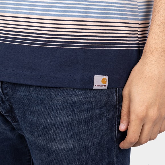 Carhartt WIP Mens Blue S/S Hanmore T-Shirt main image