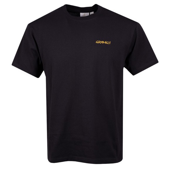 Gramicci Mens Black Dawn Wall T-Shirt #1
