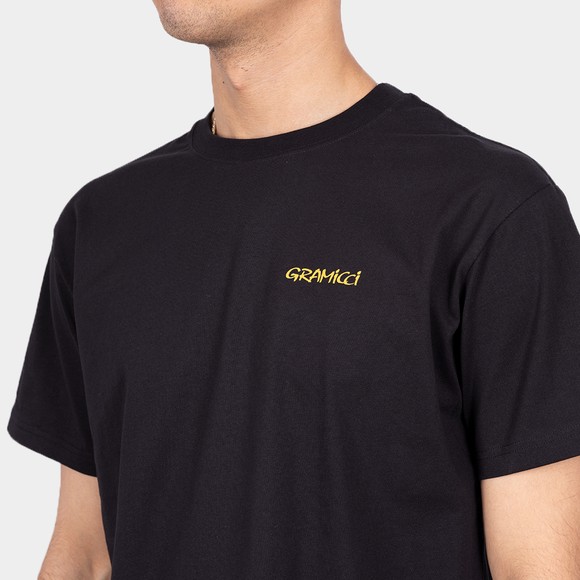 Gramicci Mens Black Dawn Wall T-Shirt #3