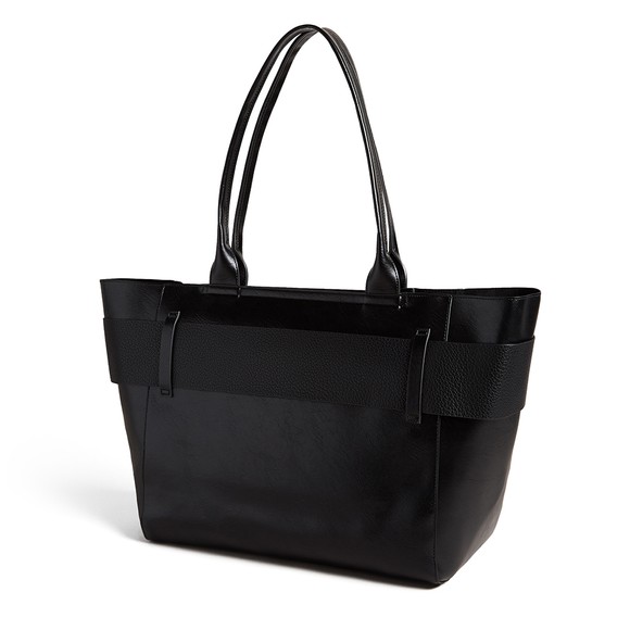 Ted Baker Womens Black Jimma PU Large Tote main image