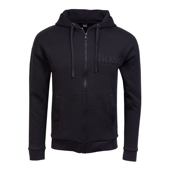 BOSS Bodywear Mens Black Contemporary Hoody main image