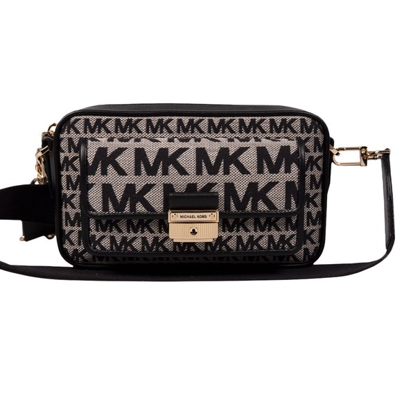 Michael Kors Womens Beige Bradshaw Cross Body Bag #1