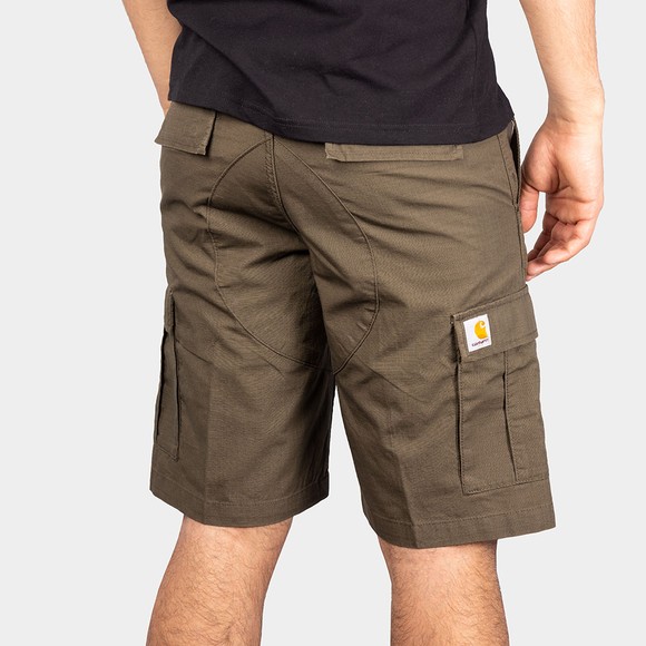 Carhartt WIP Mens Green Aviation Cargo Short #4