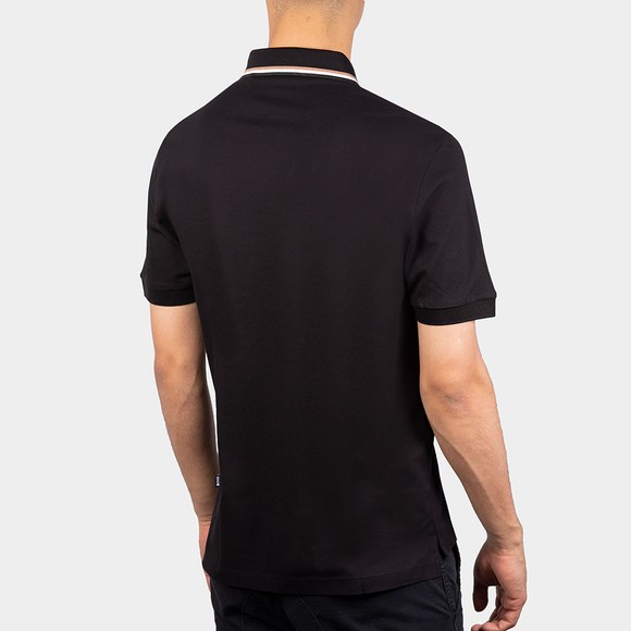 BOSS Mens Black Formal Pack 27 Tipped Polo Shirt #4