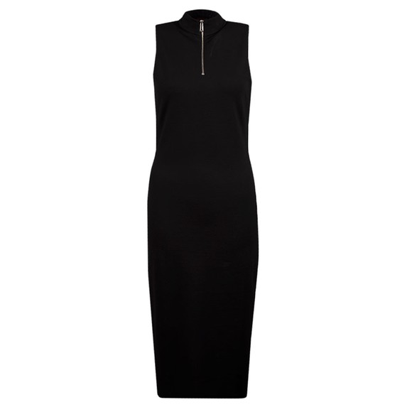 HUGO Womens Black Nerie Jersey Dress