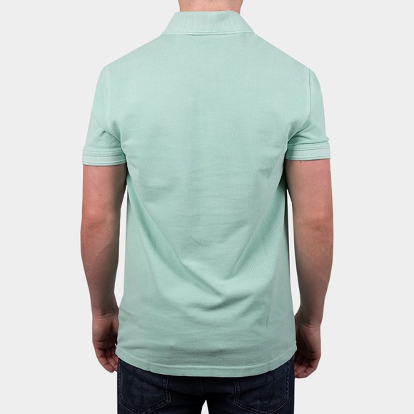 BOSS Mens Green Casual Prime Washed Look Polo Shirt #4