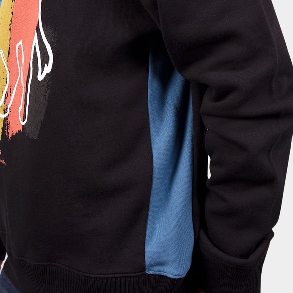 PS Paul Smith Mens Black Broad Stripe Zebra Sweatshirt #3