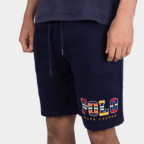Polo Ralph Lauren Mens Blue Colourblock Logo Jersey Short #2